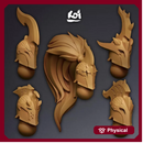 Dragon Knights - Miniature Heads