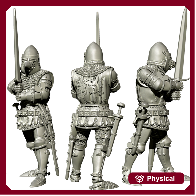 Sir Owen Glendower on foot - 28mm