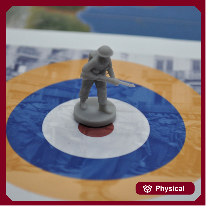 1/72 3D Printed WW2 UK Riflemen (x10)