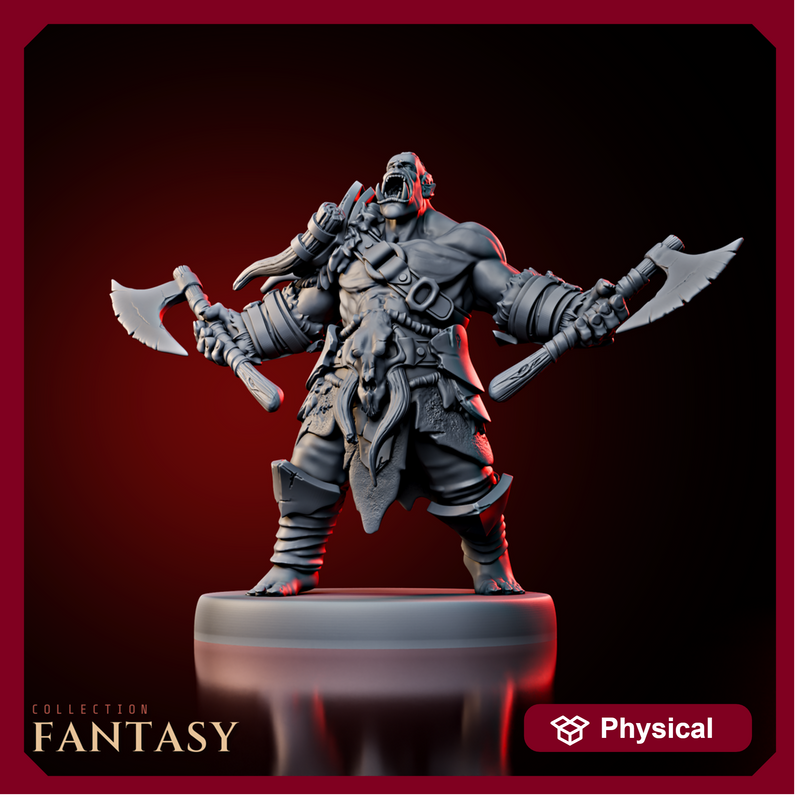 Orc Double Axeman - Only-Games