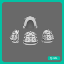 Space Knights V5 Defiance Studded Shoulder Pads Type A