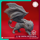 Manticore - Tabletop Miniature (Pre-Supported)
