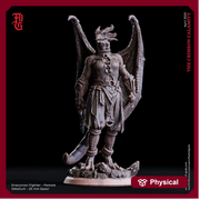 Female Dragonborn Fighter Brawler, Monk | 28mm, 32mm, 75mm Scale Resin Miniature | Dungeons and Dragons D&D 5e  | Pathfinder | Flesh of Gods - Only-Games