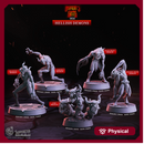 Hellish Demons - Demon's Gate - CastNPlay - Terrain Wargaming D&D DnD 28mm 32mm 40mm 54mm