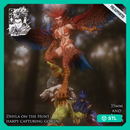Harpy Dhyla - Pose2 - Harpy Hunting Goblin - STL only
