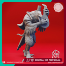 Kenku Bard - Tabletop Miniature (Pre-Supported)