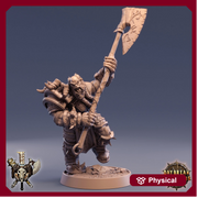 Orc Fighter Warrior Barbarian Two-handed Weapon Style Great Axe | Scales: 28mm | 32mm | 75mm | Dungeons and Dragons | Pathfinder | - Only-Games