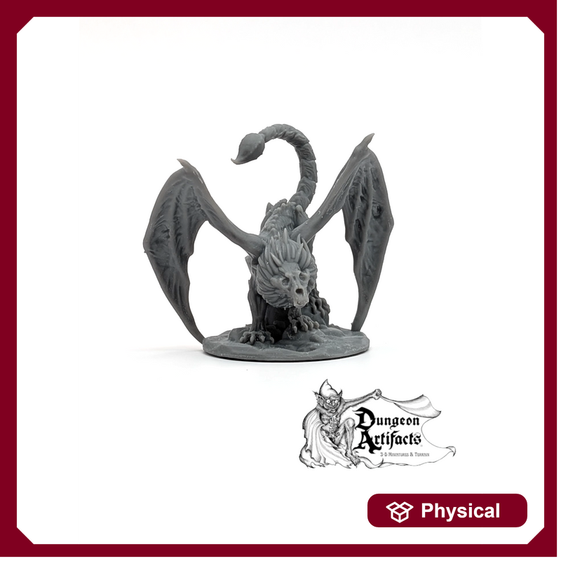 Undead Manticore - Wargaming Miniatures Monster Rocket Pig Games D&D, DnD
