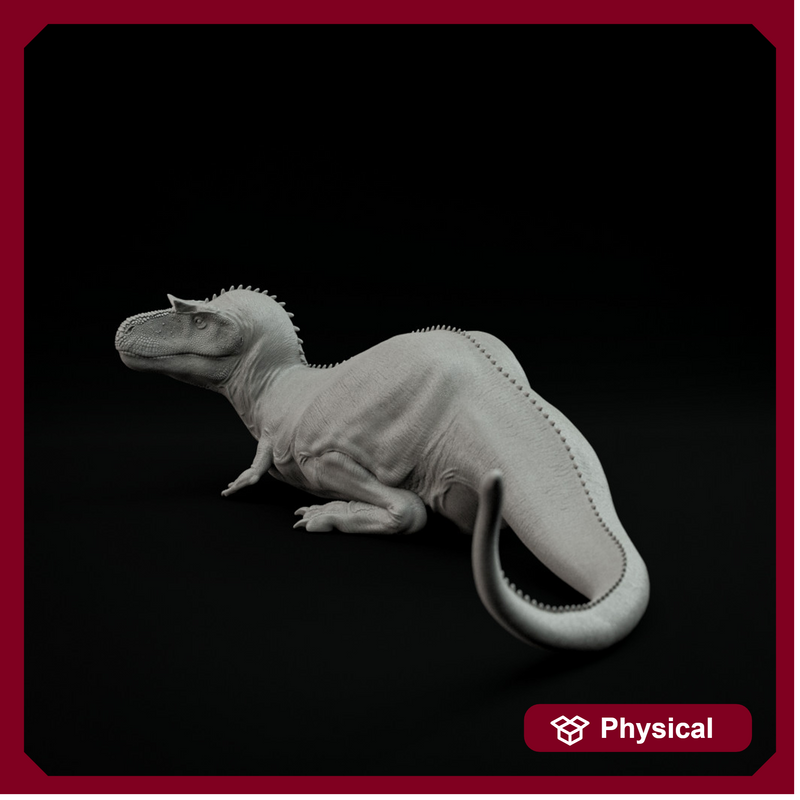 Gorgosaurus waking up 1-35 scale dinosaur