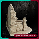 Skull Throne of Arkanos - Villain Boss Seat STL for DnD & Wargaming