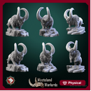 Buflons set 6 miniatures 32mm