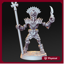 Mummy with dagger and staff of life - Egyptian god - 32mm - DnD