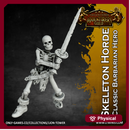 Classic Barbarian Skeleton Hero (32mm scale)