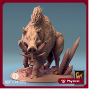 Wild Boar and Giant Boar Miniatures | Dungeons and Dragons 5e  | 28mm,32mm, 54mm, 75mm, 100mm Scale | Pathfinder | Rescale miniatures - Only-Games