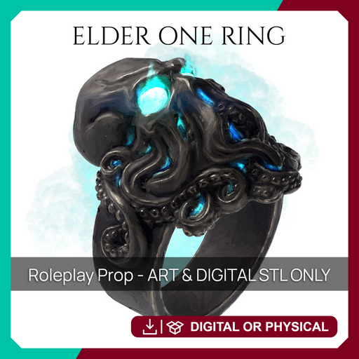 Elder One Ring - D&D Handout - Ring - PRESUPPORTED - Only-Games