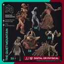 Quiet Mountains - 15+ Models - PRESUPPORTED - Illustrated & Stats - 32mm Scale