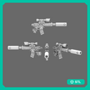 Space Knights AR Style Huntsman Rifle LEFT
