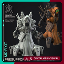 Mr Fixit - Warforged Adept -  PRESUPPORTED - Illustrated and Stats - 32mm scale