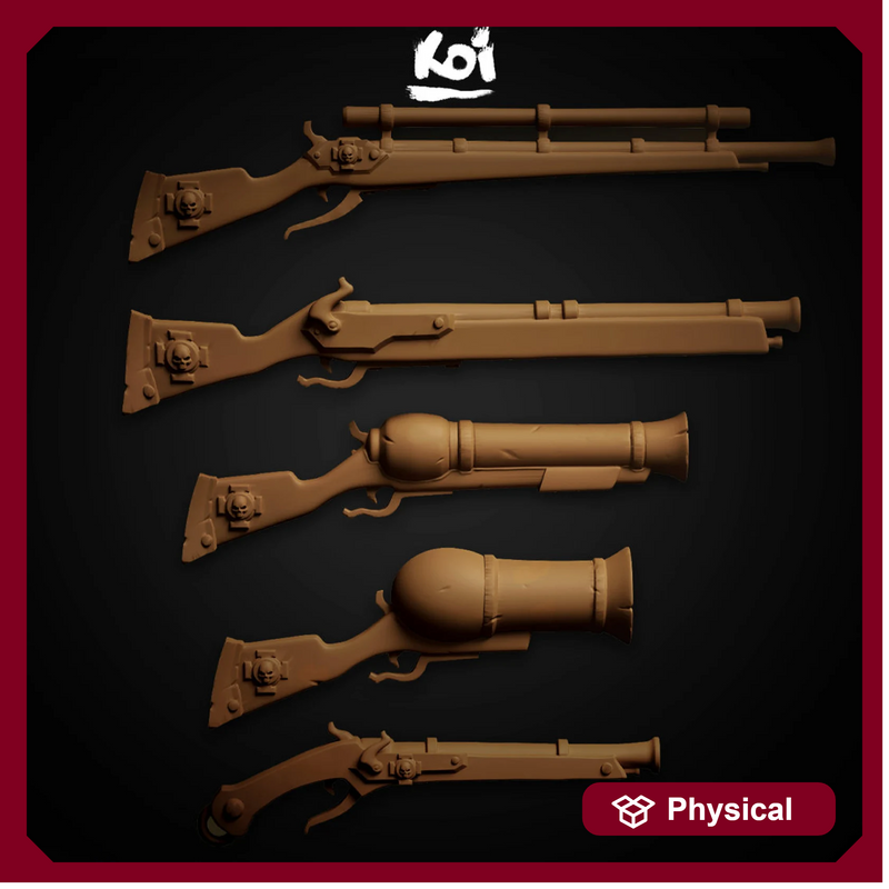 Guildmarch Militia - Handgunners Weapon Set