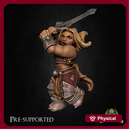 Fiona Longsword  [PRE-COLORED] 32mm Scale