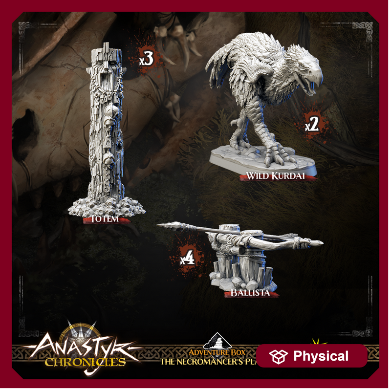 ANASTYR CHRONICLES - Terrains & wild beasts PACK - The Necromancer's Plague