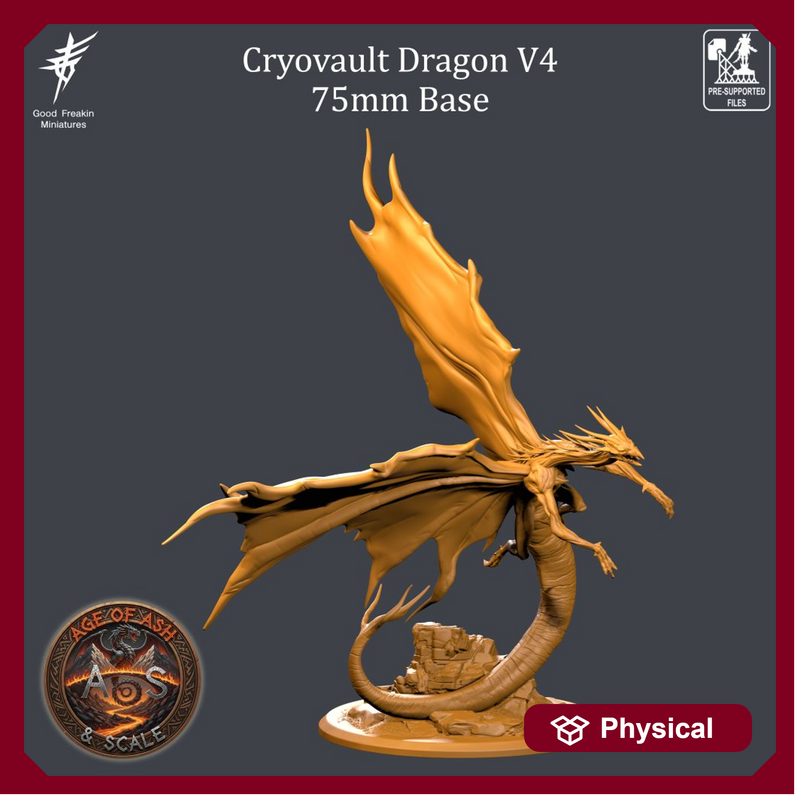 CRYOVAULT DRAGON - V4 -75mm Base