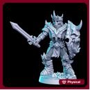 Skeleton Warrior in heavy armour - 32mm - DnD