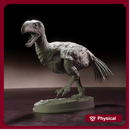Brontornis running prehistoric bird 1/24 scale