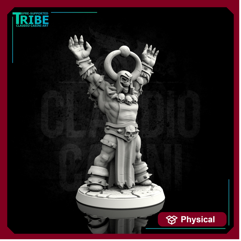 (0102) Male undead lich evil sorceror evocator