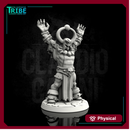 (0102) Male undead lich evil sorceror evocator