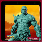 Barbarian with Dual War Picks | 28mm,32mm,54mm,75mm, 100mm Scale | Resin figurine Statue Miniature | Dungeons & Dragons 5e | - Only-Games