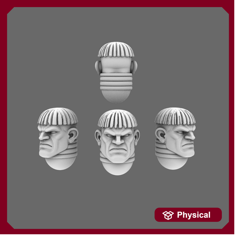 Arthurian Knights V10 Squire Heads