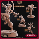 Catfolk Monks - Catfolk Heroes - CastNPlay - Terrain Wargaming D&D DnD 28mm 32mm 40mm 54mm