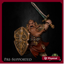 Theldor Hullsplitter [PRE-SUPPORTED] Knight Dwarf Warrior Fighter