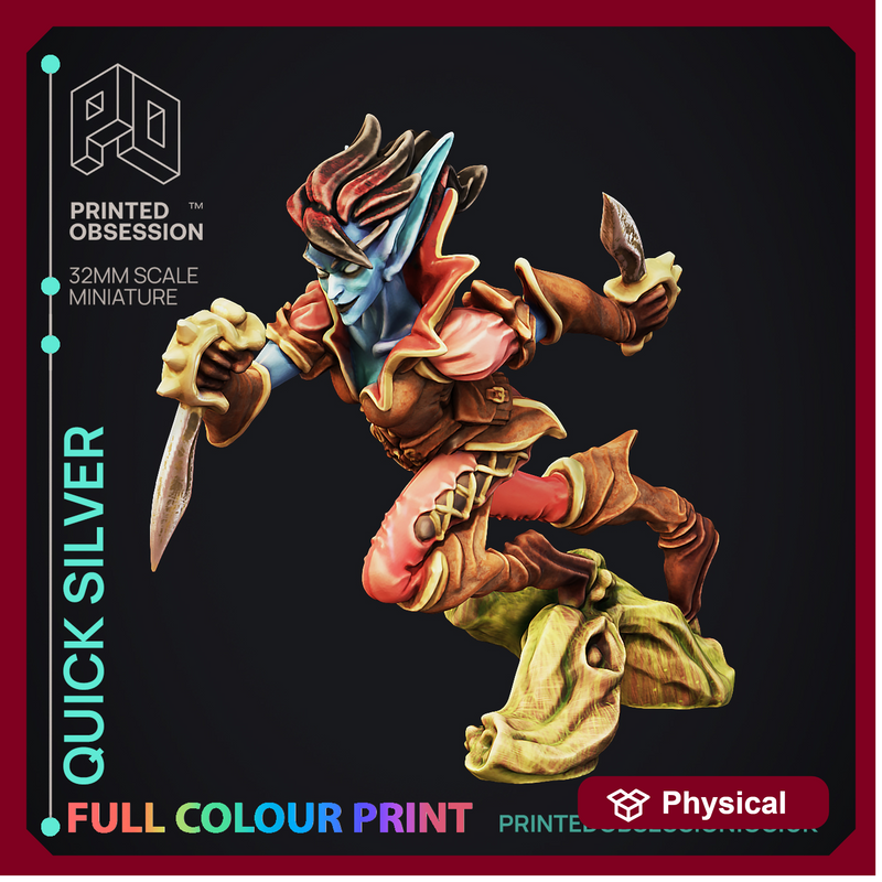 Quick Silver - Pre-Coloured - 32mm Scale - Only-Games