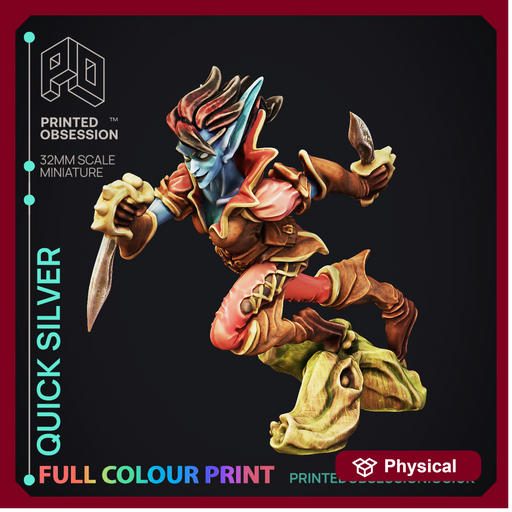 Quick Silver - Pre-Coloured - 32mm Scale - Only-Games