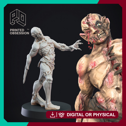 Flesh Golem - Construct - PRESUPPORTED - D&D 32mm - Only-Games