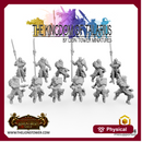 Kingdom of Talarius, Kingsguard Glaiveguard (12 x 32mm scale minis)
