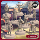 Civilians of The City of Eros Bundle (10 unique miniatures) - 3D Printable Miniatures