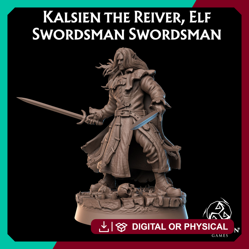 Kalsien the Reiver, Elf Swordsman
