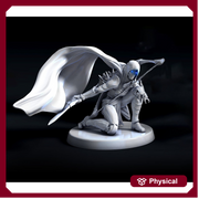 Warforged Ranger Fighter PC NPC , Nimblewright Construct | 28mm, 32mm,54mm,75mm, 100mm Scale | D and D | Pathfinder | Mini Monster Mayhem - Only-Games