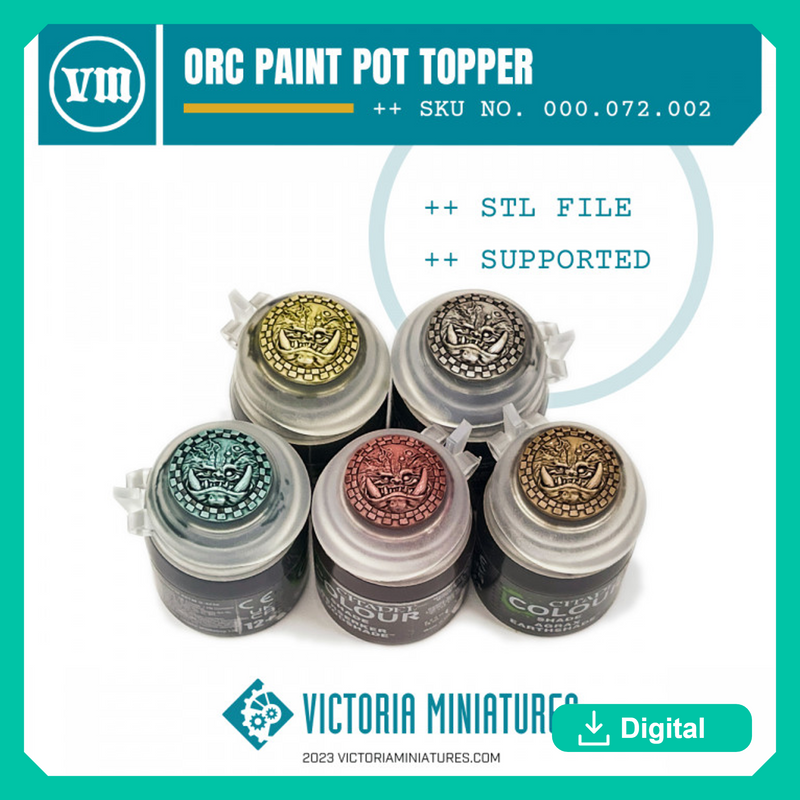 Orc Citadel Paint Pot Topper Swatch - Only-Games