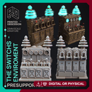 Switchboard Scatter - Frankensteins Monster - PRESUPPORTED Terrain - 32mm scale