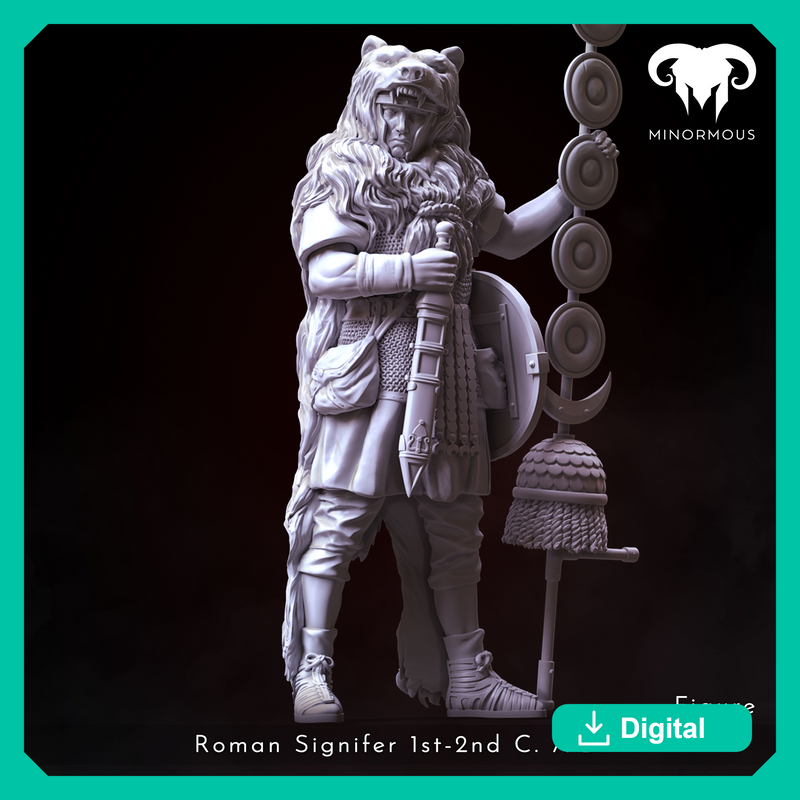 Figure - Roman Signifer 1st-2nd C. A.D. Brave and Bold!