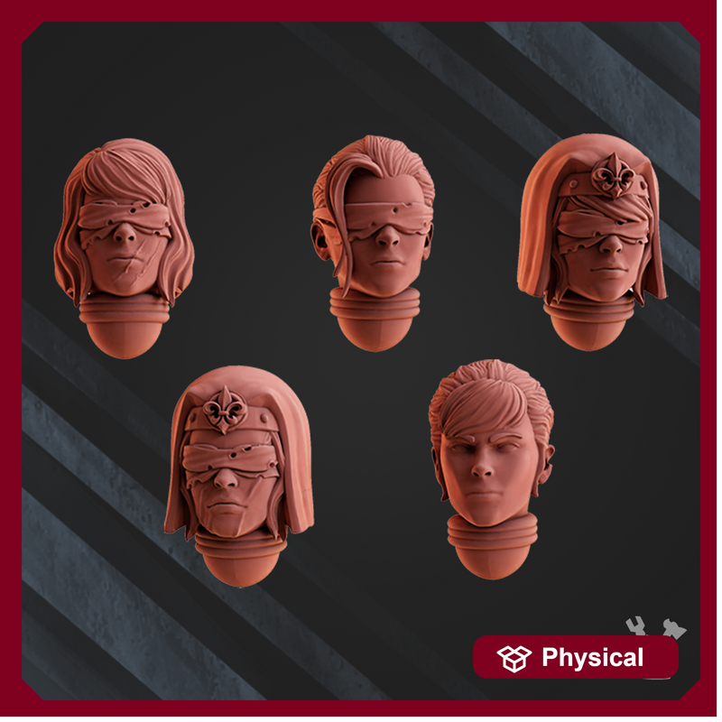 Battle Sisters Poenitentiam Head Bits Set x5 - Only-Games