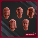 Battle Sisters Poenitentiam Head Bits Set x5