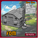 Crystal Collapse FDM/PLA Miners Cottage