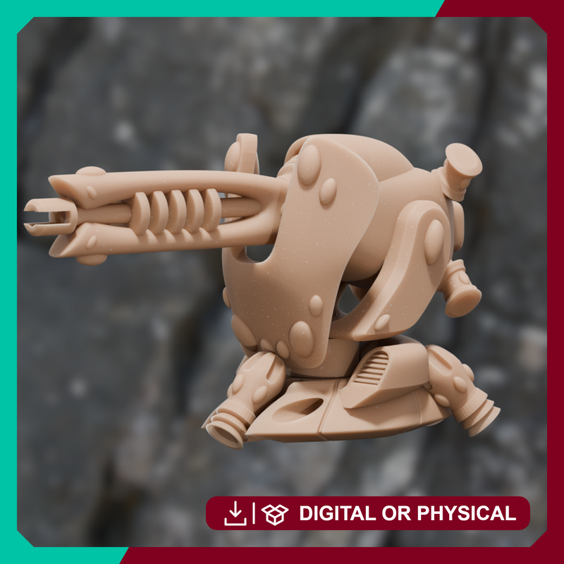 Elves Modular Gun Platform (Pre-Supported) (OPR-Compatible)