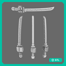 Cyber Samurai Techno Katana Type A LEFT