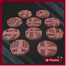 Industrial Bases 32mm x10
